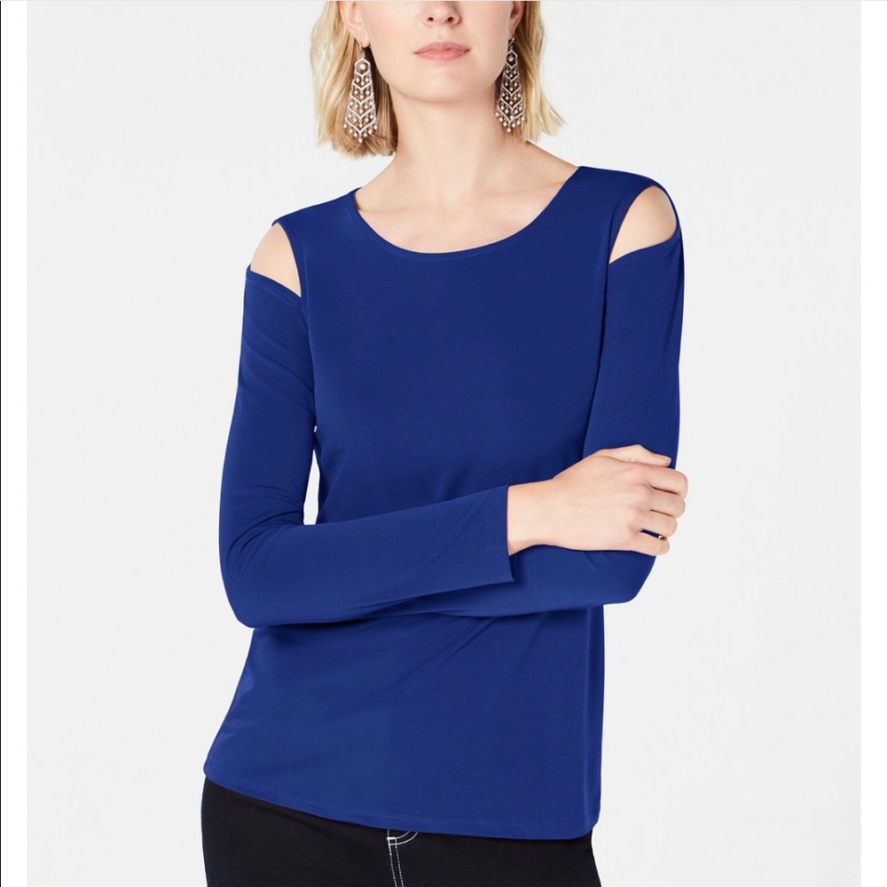 I.N.C. Cold Shoulder Top